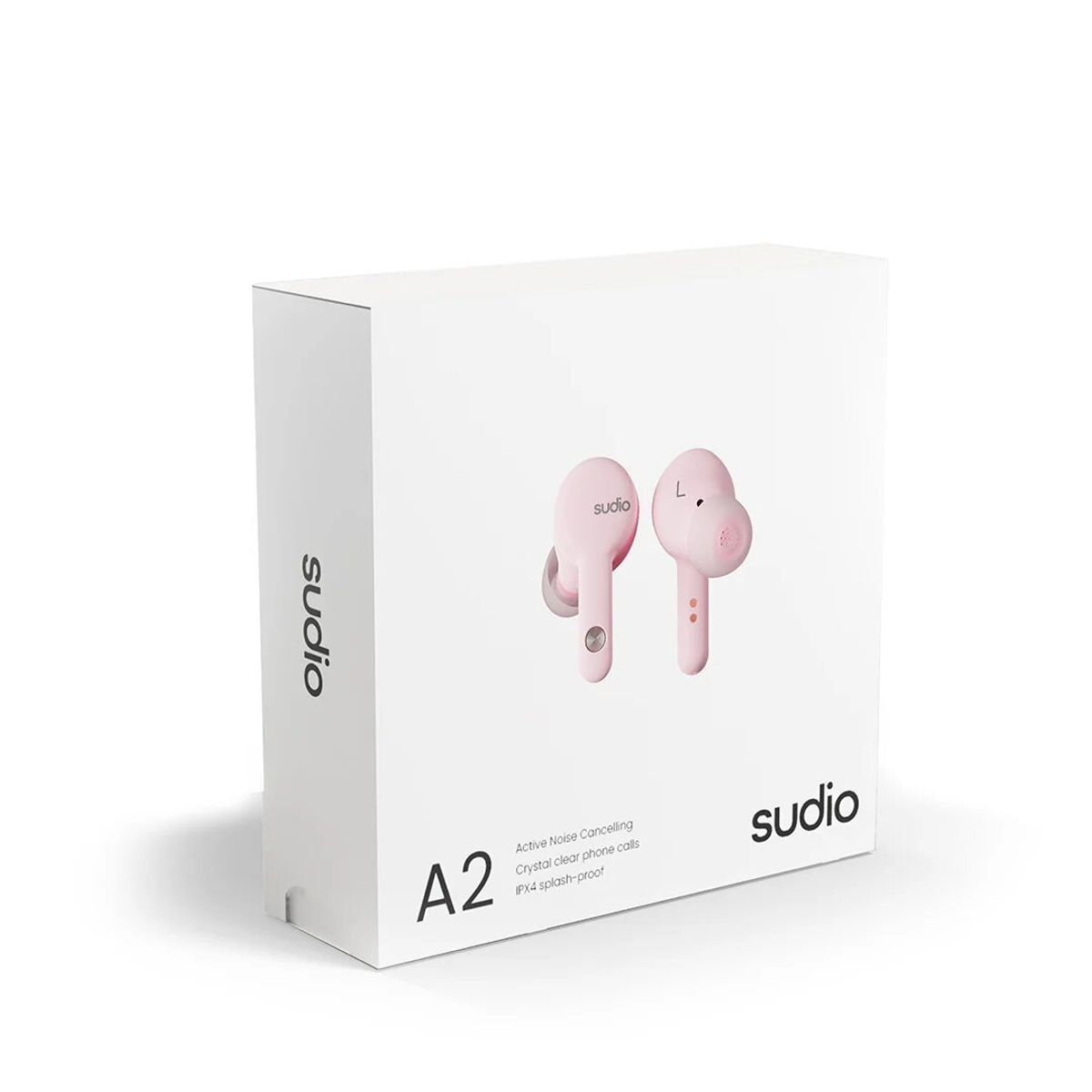SUDIO - Audifonos Bluetooth 5.2 TWS Noise Cancelling Sudio A2 - Rosa