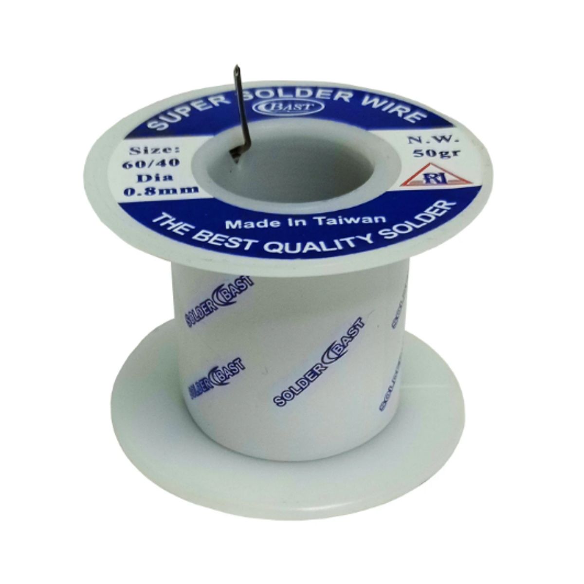 GENERICO - Rollo de Estaño 6040 08mm 50gr 0-8MM-50GR BAST