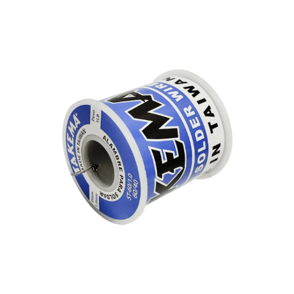 TAKEMA - Rollo de Estaño 60/40 1.0mm 1 Libra ST-60/1.0 TAKEMA