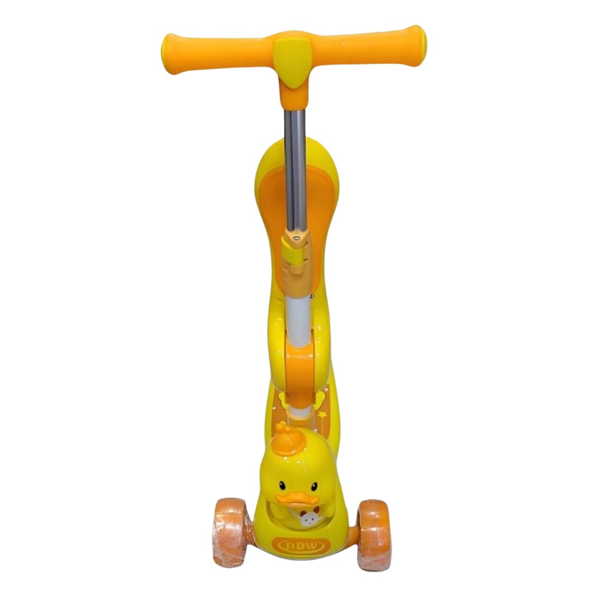 GENERICO - Scooter 2 en 1 Kawaii desmontable Patito Amarillo