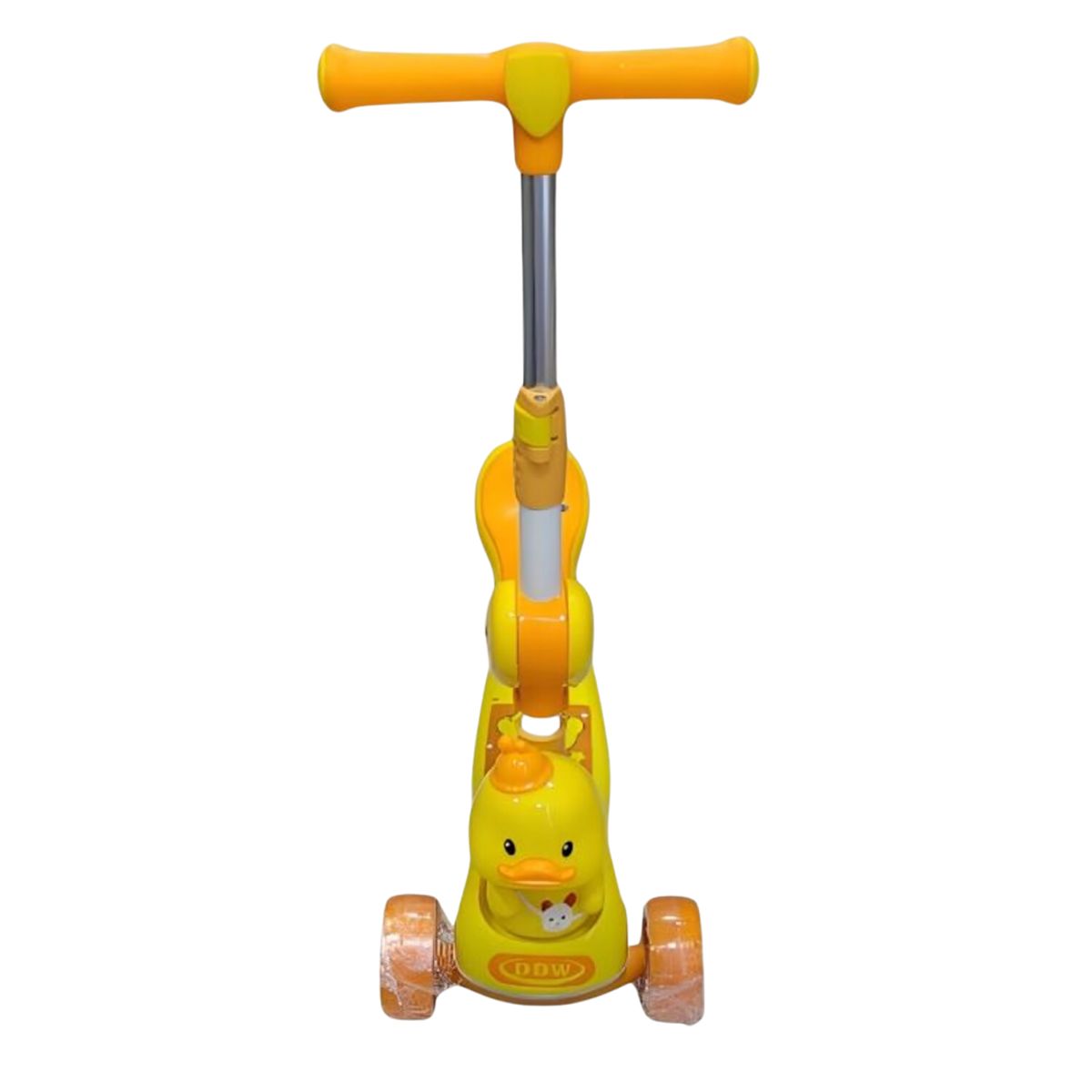 GENERICO - Scooter 2 en 1 Kawaii desmontable Patito Amarillo