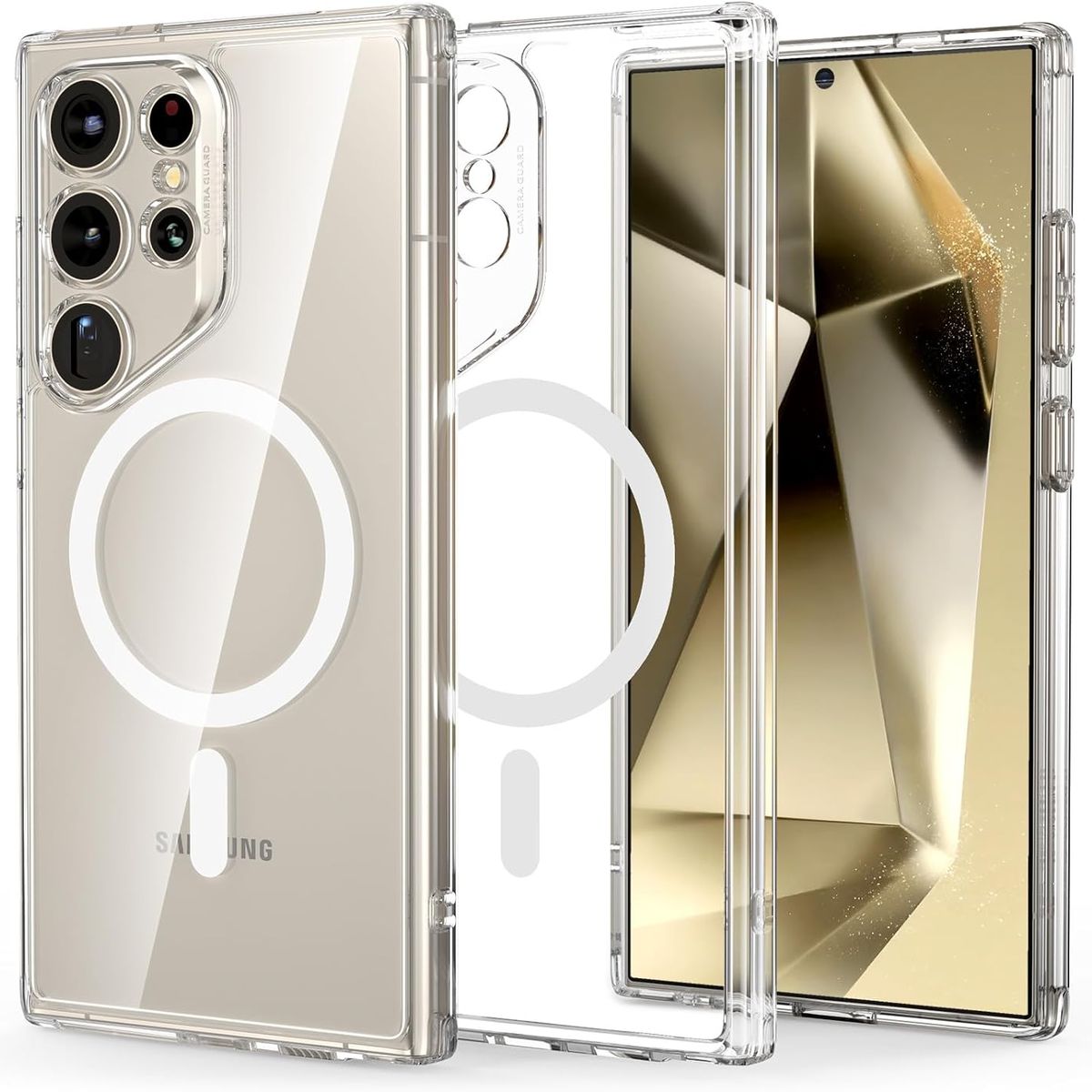 ESR - Funda ESR S24 Ultra Protección Grado Militar Transparente - X0047G3YEN