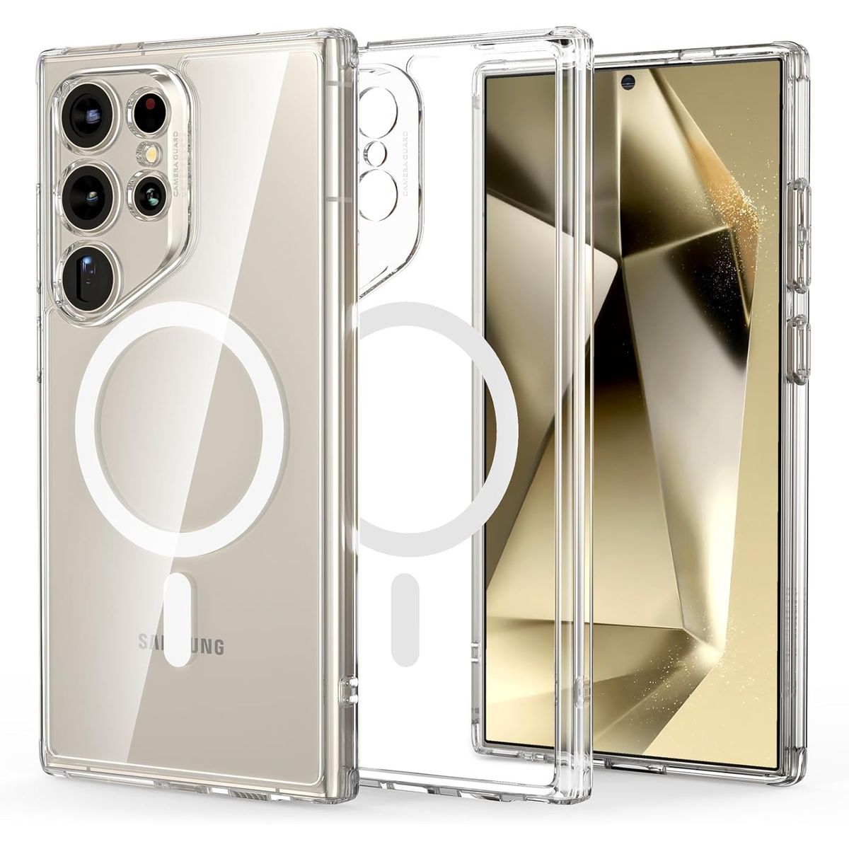 ESR - Funda ESR S24 Ultra Protección Grado Militar Transparente - X0047G3YEN