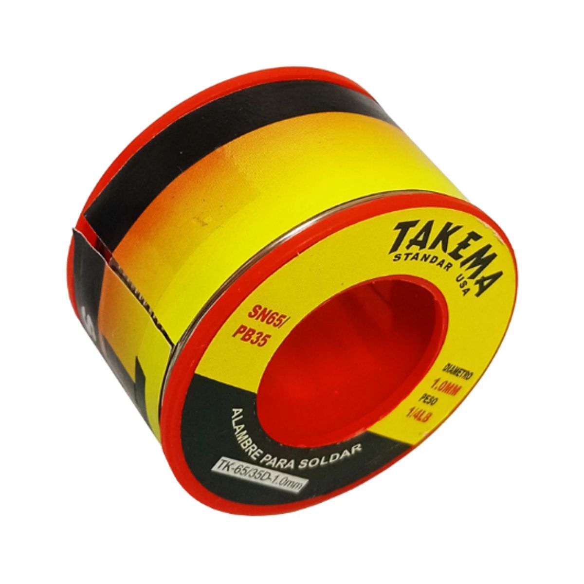 TAKEMA - Rollo de Estaño 6535 10mm 14Libra TK-6535D-10MM TAKEMA