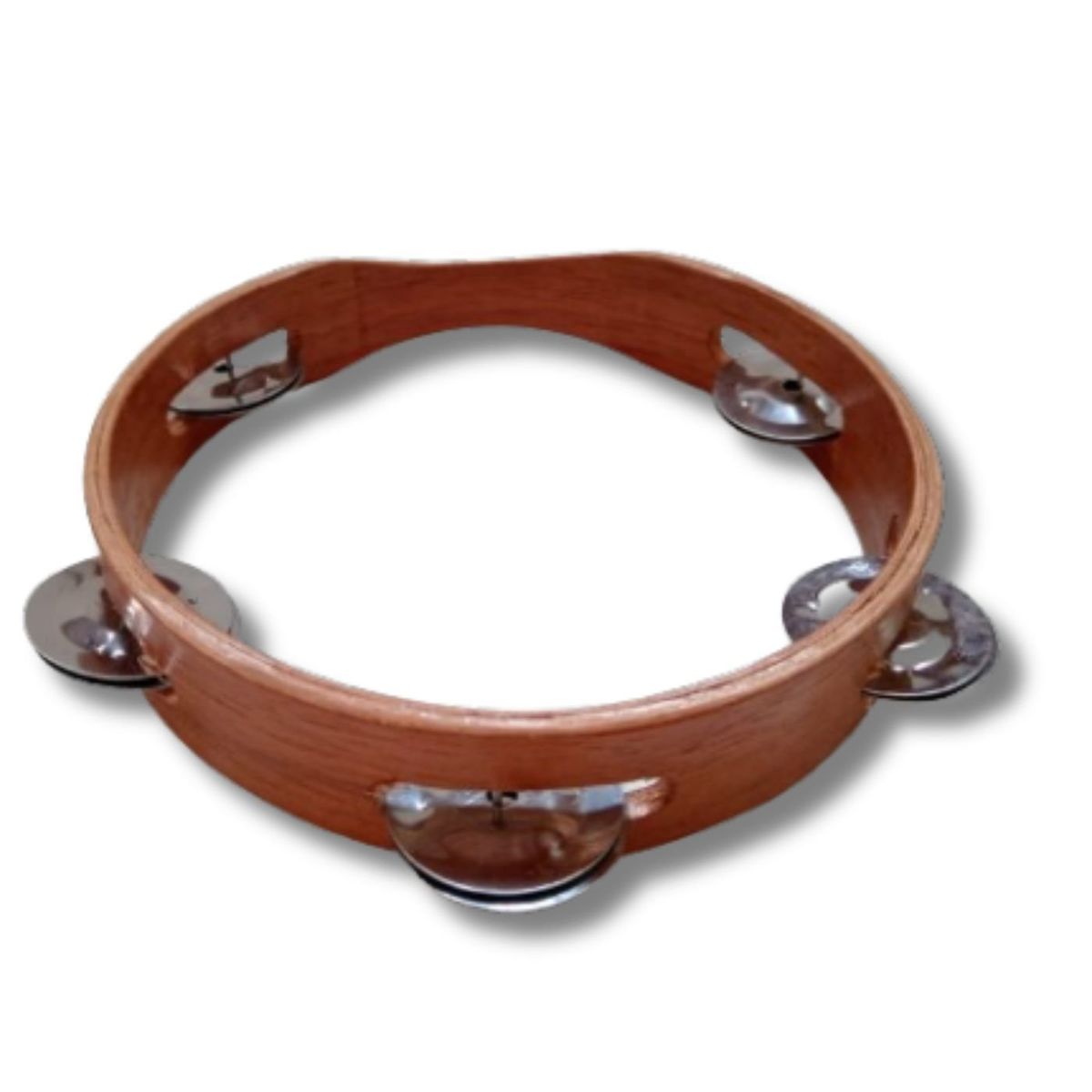 GENERICO - Pandereta 5 chapas en madera