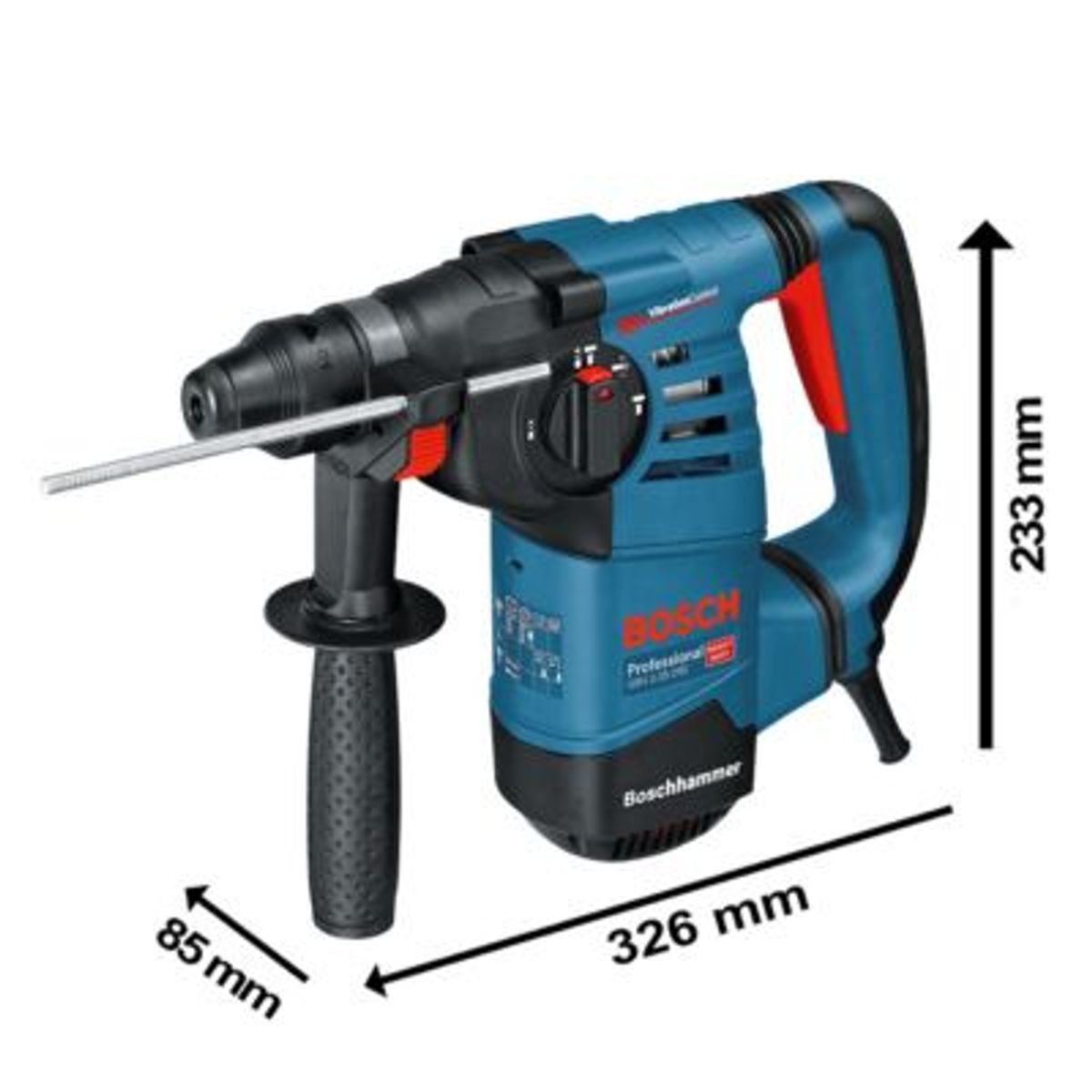 BOSCH - Rotomartillo Bosch Gbh 3-28 DRE 800w 3.5 Jouls Aleman Profes