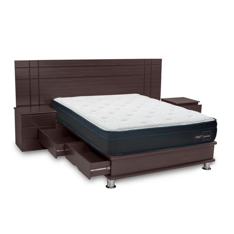 DRIMER - Juego de Dormitorio Oporto Gravity 2 Plazas