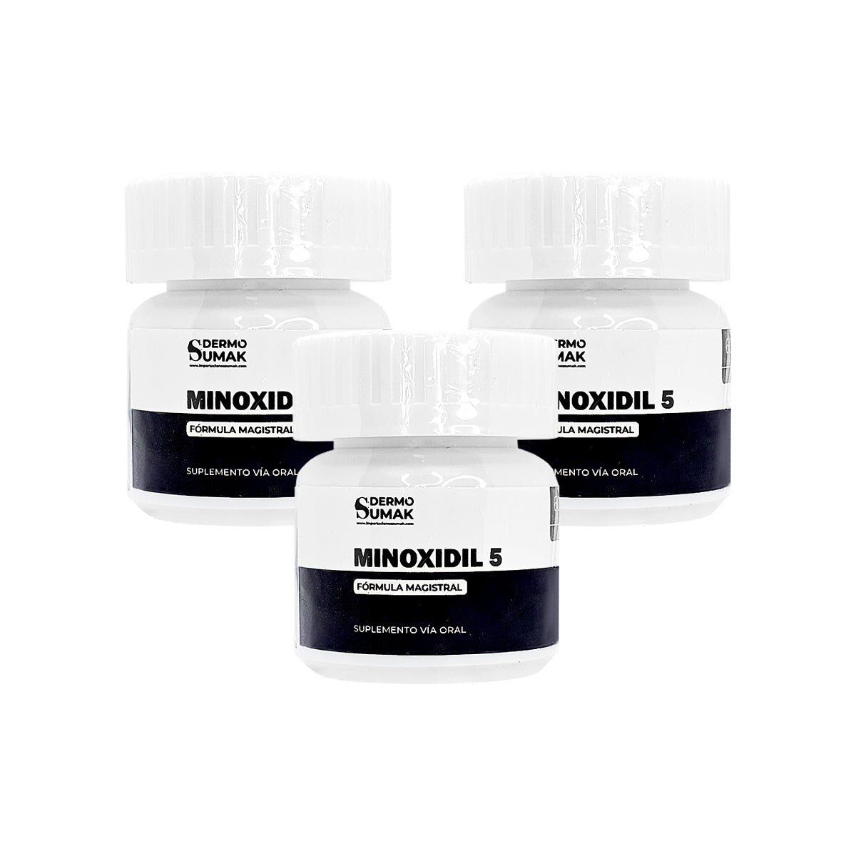 GENERICO - MINOXIDIL 5MG 60 CAPS 3 UNIDADES