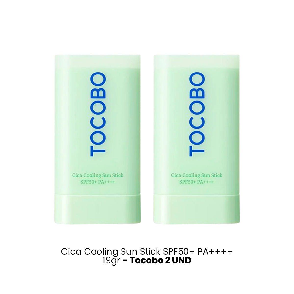 TOCOBO - Cica Cooling Sun Stick SPF50 + PA+++ 19g - Tocobo x 2 UNID
