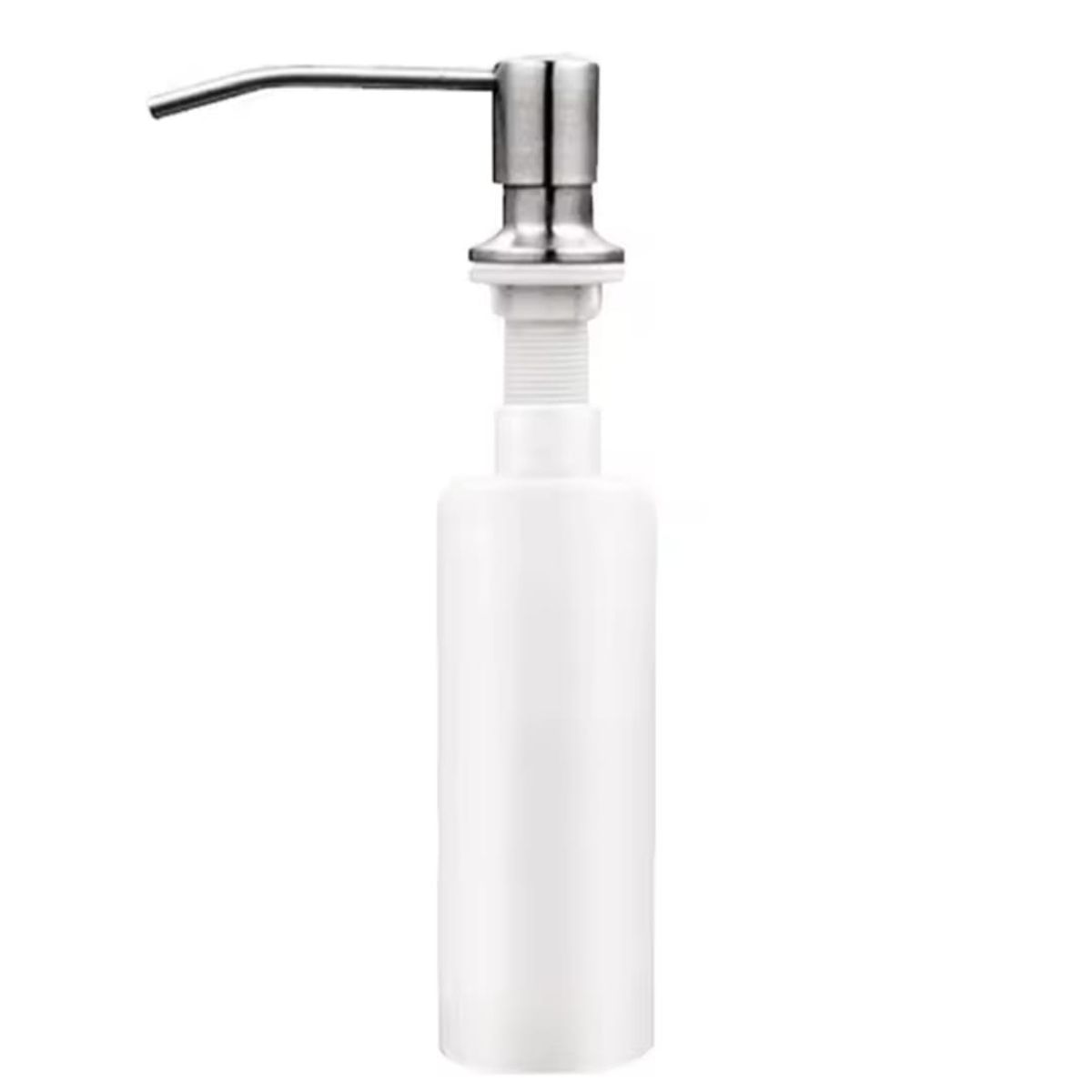 GENERICO - Dispensador de Jabón Líquido para Empotrar Cocina Acero Satinado Mate