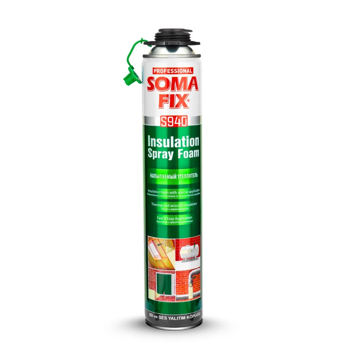 SOMAFIX - ESPUMA DE POLIURETANO TERMOACÚSTICA