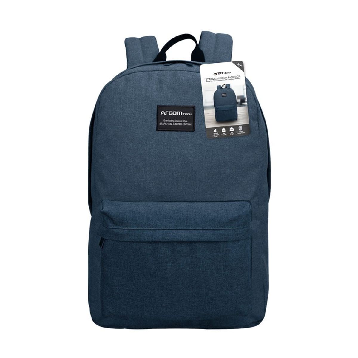 ARGOMTECH - MOCHILA STARK 14,1 PULGADAS AZUL