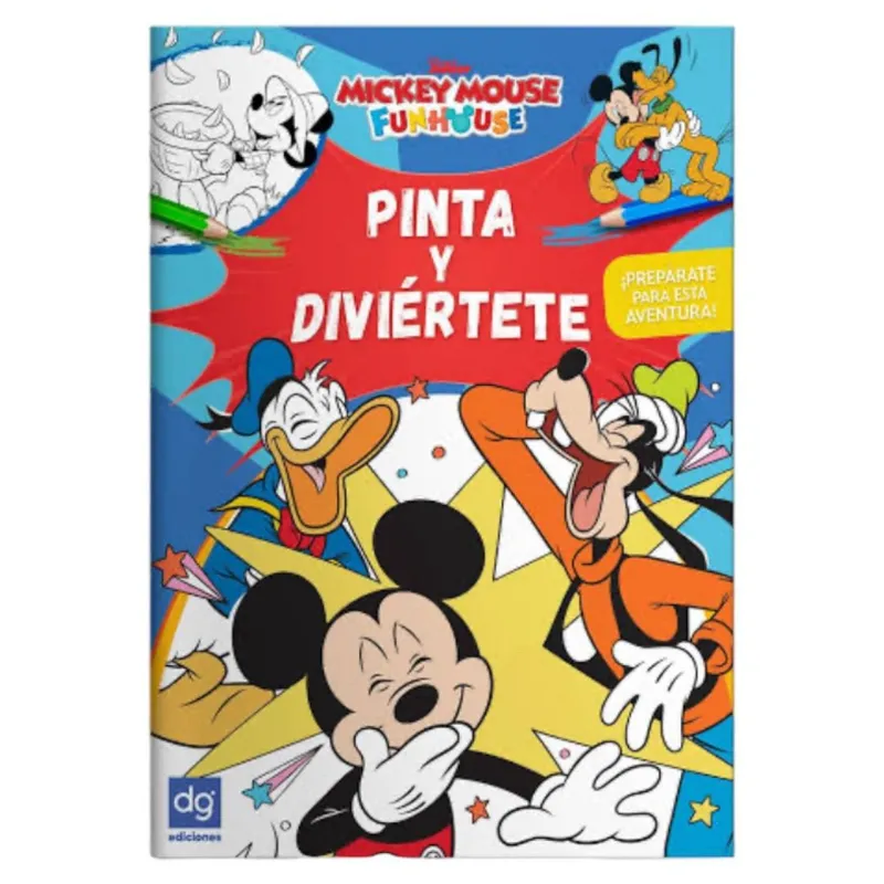 DISNEY - Pack Libros Para Colorear Mickey y Minnie Mouse