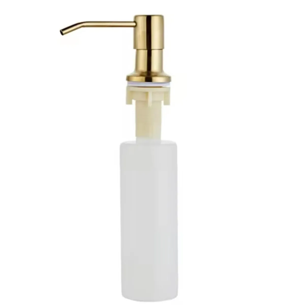 GENERICO - Dispensador de jabón líquido para cocina acero  Dorado Mate