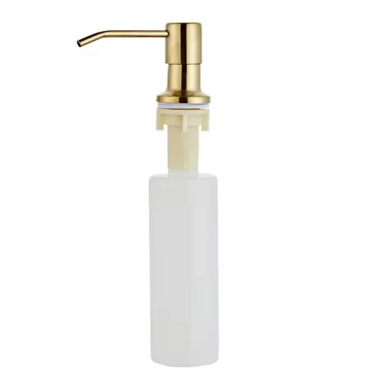 GENERICO - Dispensador de jabón líquido para cocina acero  Dorado Mate