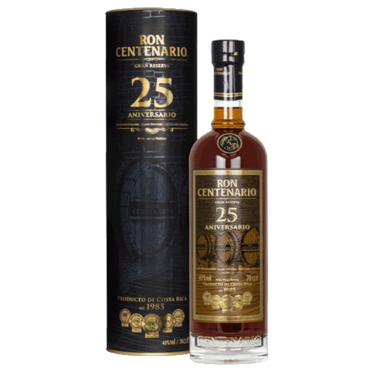 GENERICO - Ron CENTENARIO 25 años Gran Reserva Botella 750ml