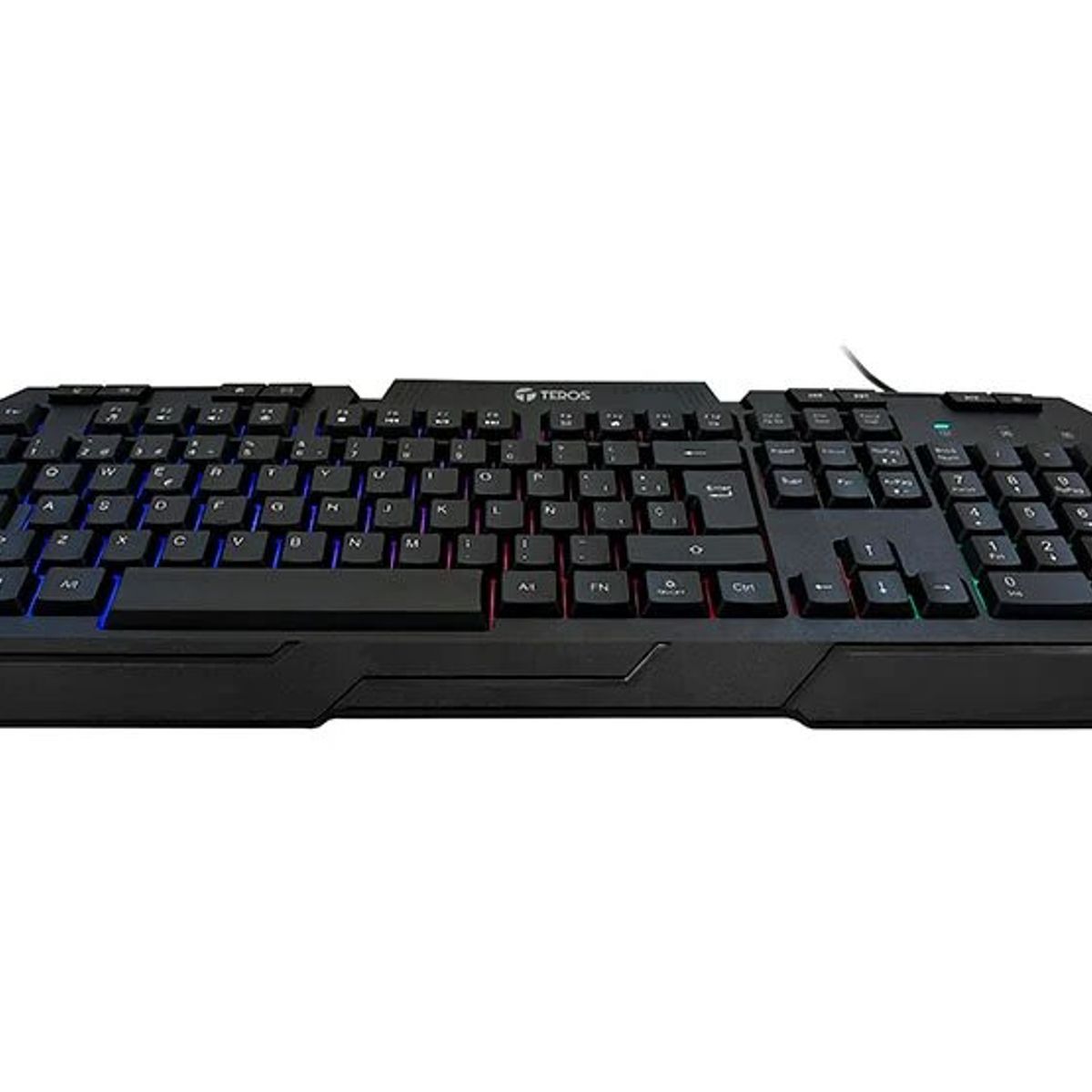 TEROS GAMING - KIT TECLADO MOUSE AUDIFONO Y PAD MOUSE TEROS TE-4063N USB ESPAÑOL