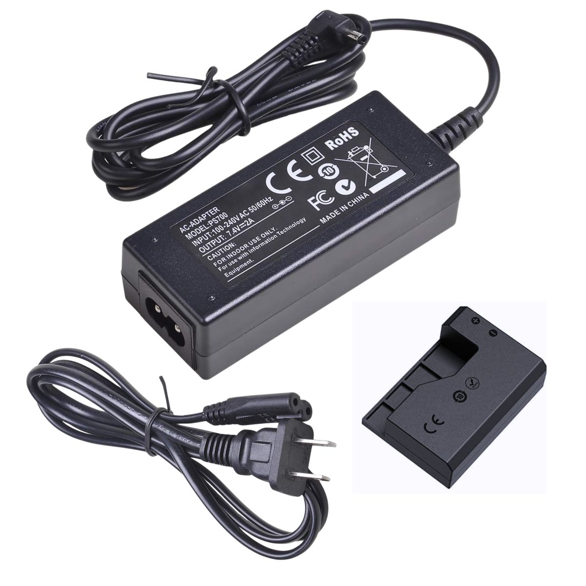 NEXUS - Adaptador de Corriente y Batería Dummy para ACK E10