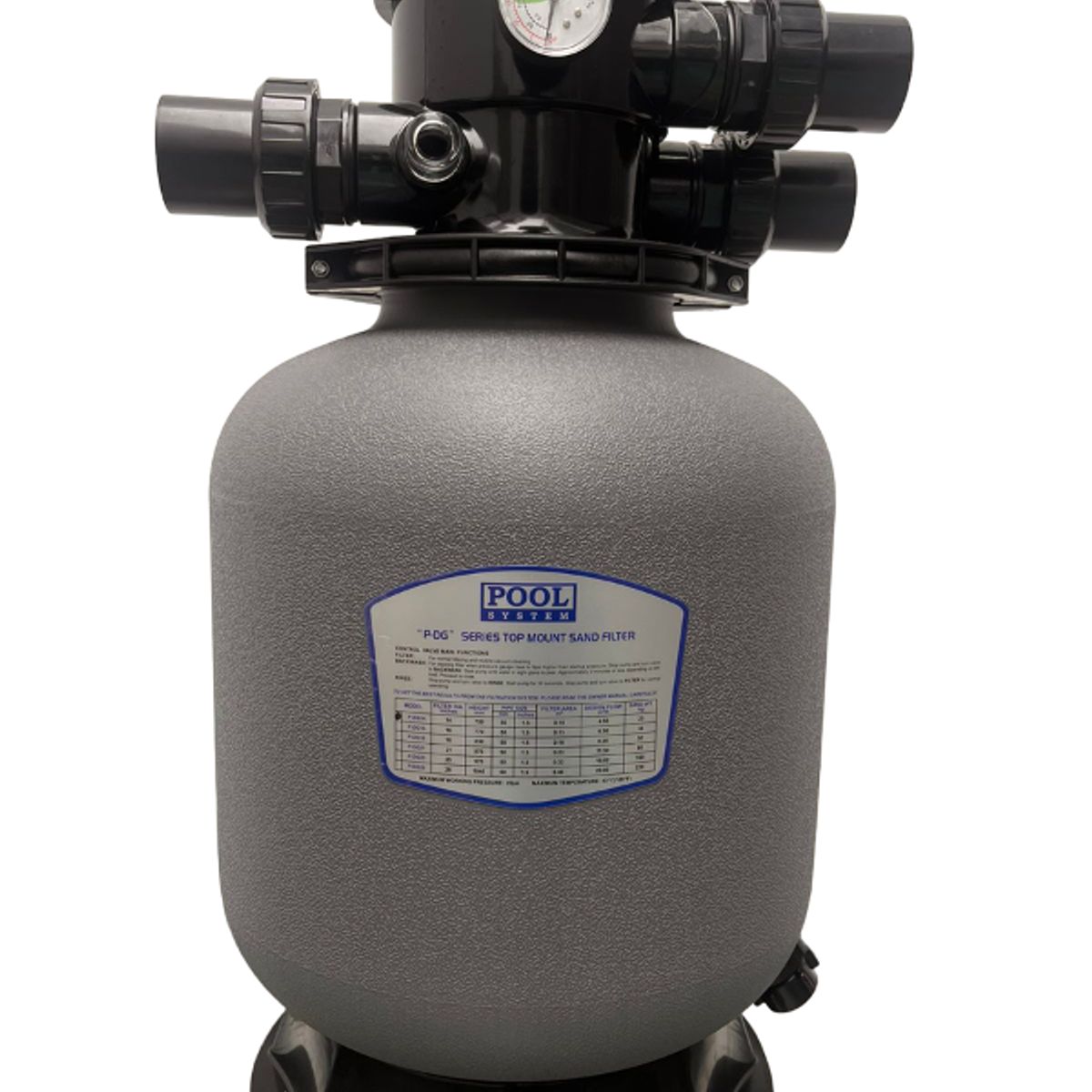 GENERICO - Filtro para piscina 16 pulgadas marca Pool System