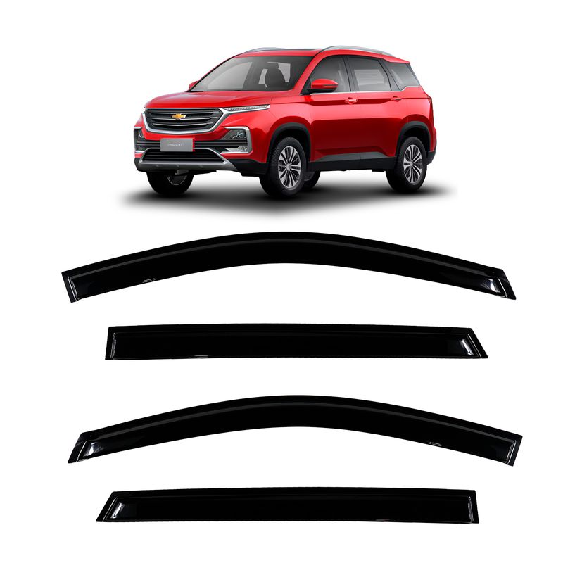 GENERICO - CORRELLUVIAS NEGRO GLOSS CHEVROLET CAPTIVA 2020