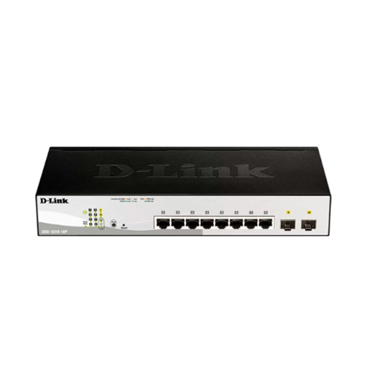 D LINK - SWITCH D-LINK 10 PUERTOS WEBSMART POE P/N: DGS-1210-10P