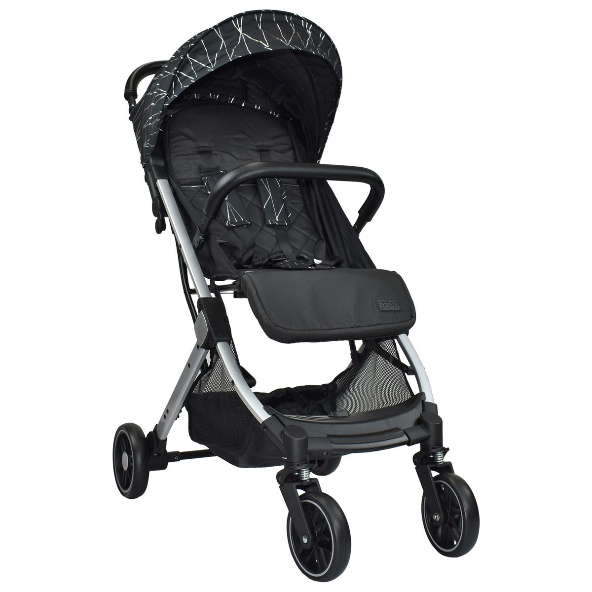 PRIORI - Coche Maleta Compacto Para Bebe Priori Argus Negro Plateado