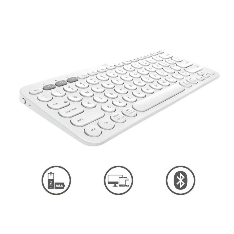 LOGITECH - Teclado Logitech K380 Multi-Device Bluetooth Blanco