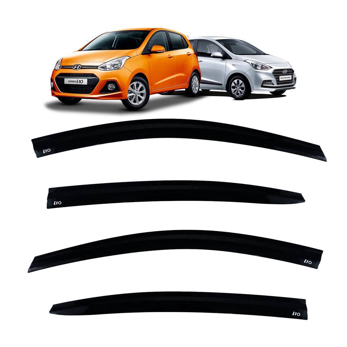 GENERICO - CORRELLUVIAS NEGRO GLOSS PREMIUM HYUNDAI I10 HB 2023-ON