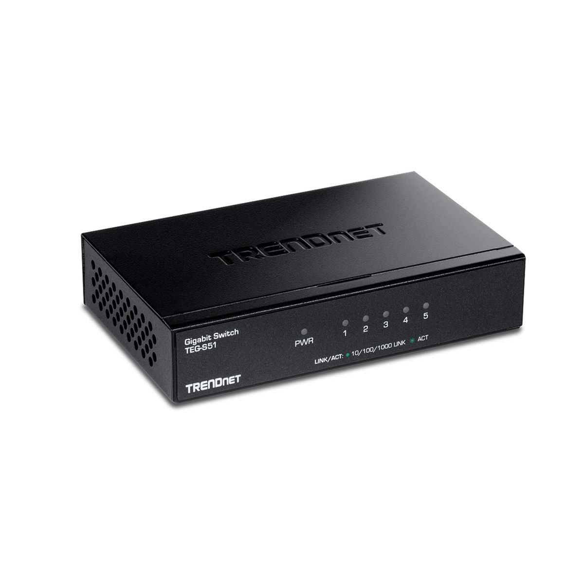 TRENDNET - SWITCH TRENDNET 5 PUERTOS GIGABIT 10GBPS P/N: TEG-S51