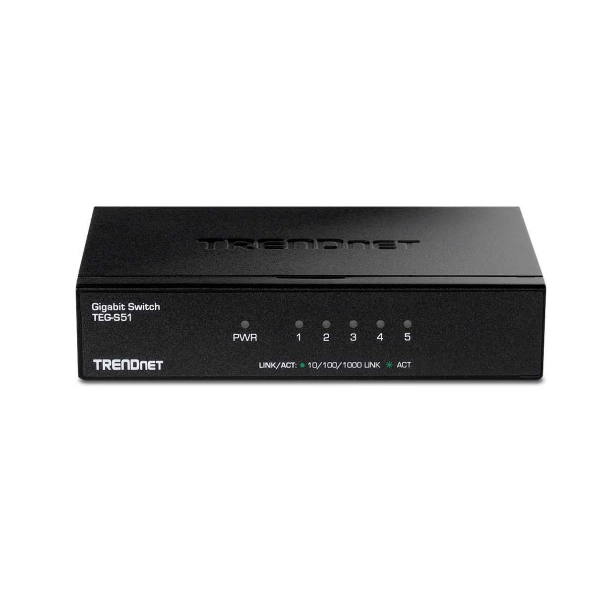 TRENDNET - SWITCH TRENDNET 5 PUERTOS GIGABIT 10GBPS P/N: TEG-S51