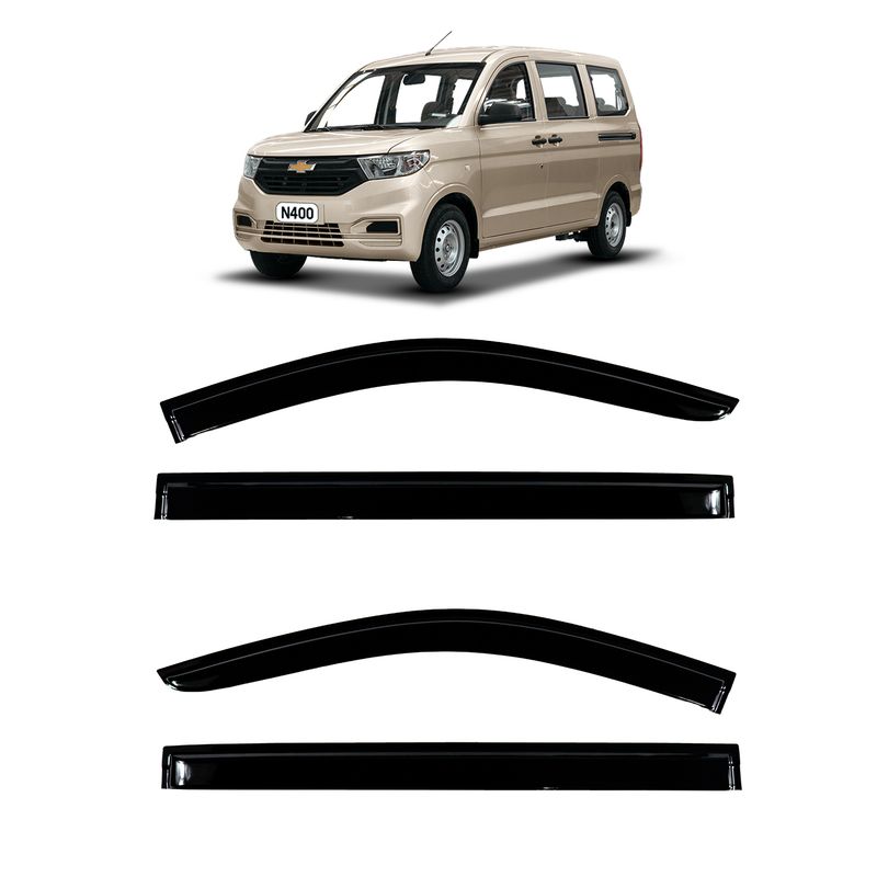 GENERICO - CORRELLUVIAS NEGRO GLOSS CHEVROLET N400