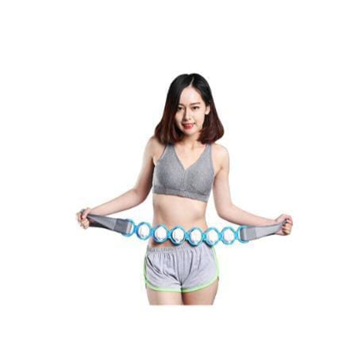 GENERICO - Rodillo Masajeador Para Cuello Cintura y Espalda Fitness