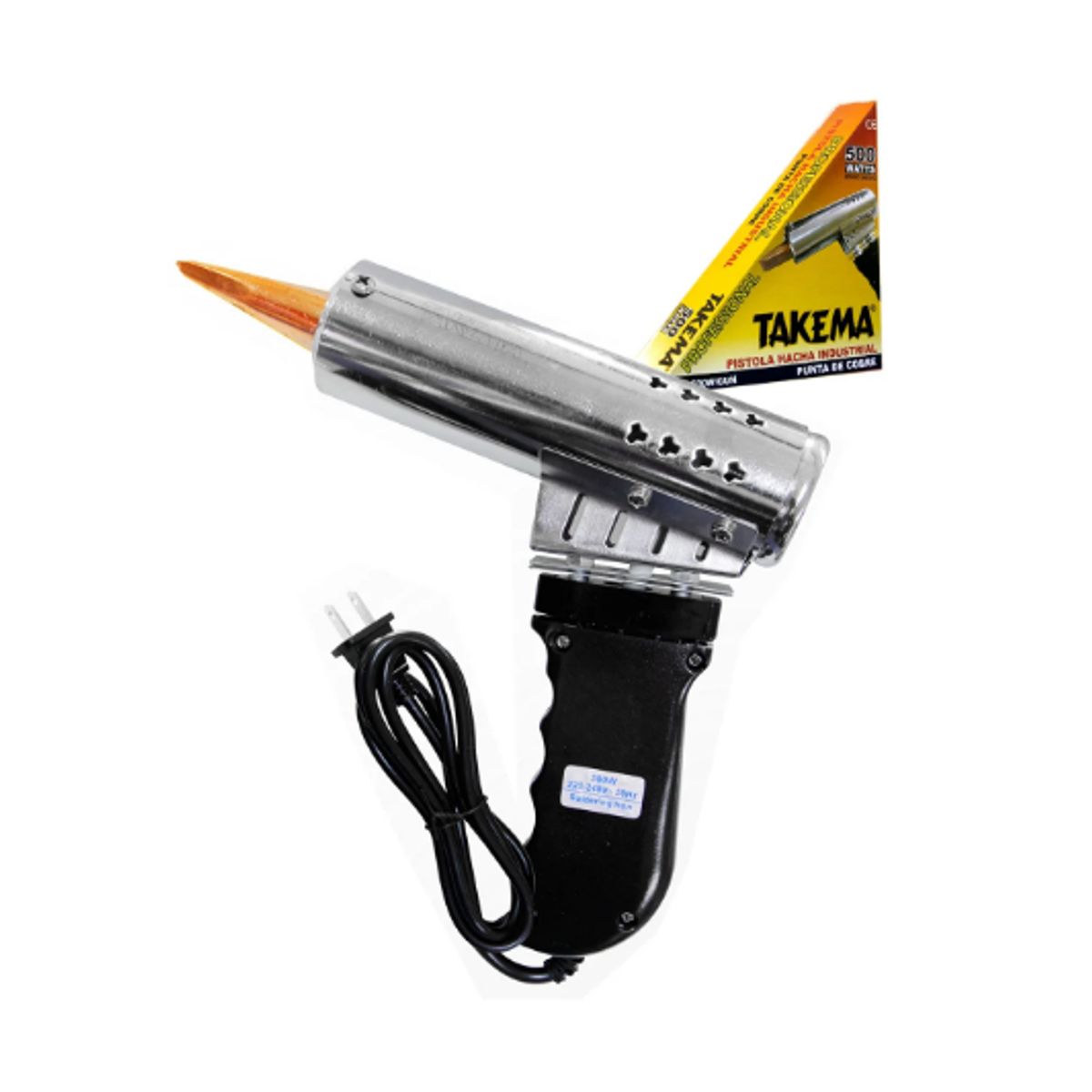 TAKEMA - Cautín Industrial Tipo Hacha 500W TLW-500GUN TAKEMA