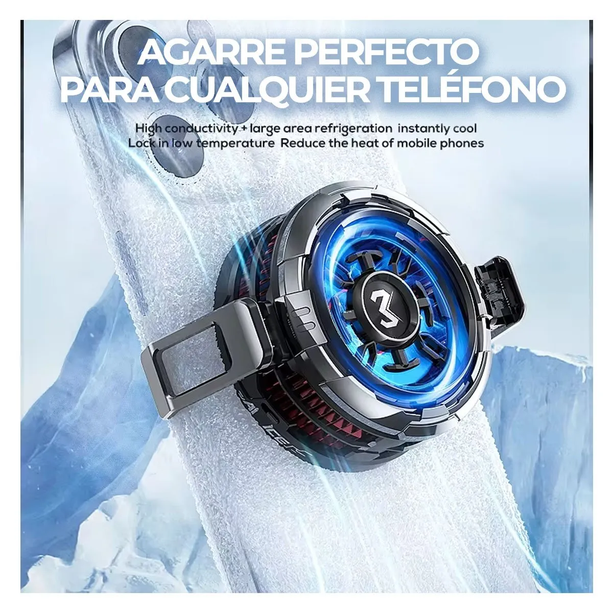 MEMO - Cooler Para Celular Ventilador Para Celular Cx08 Memo