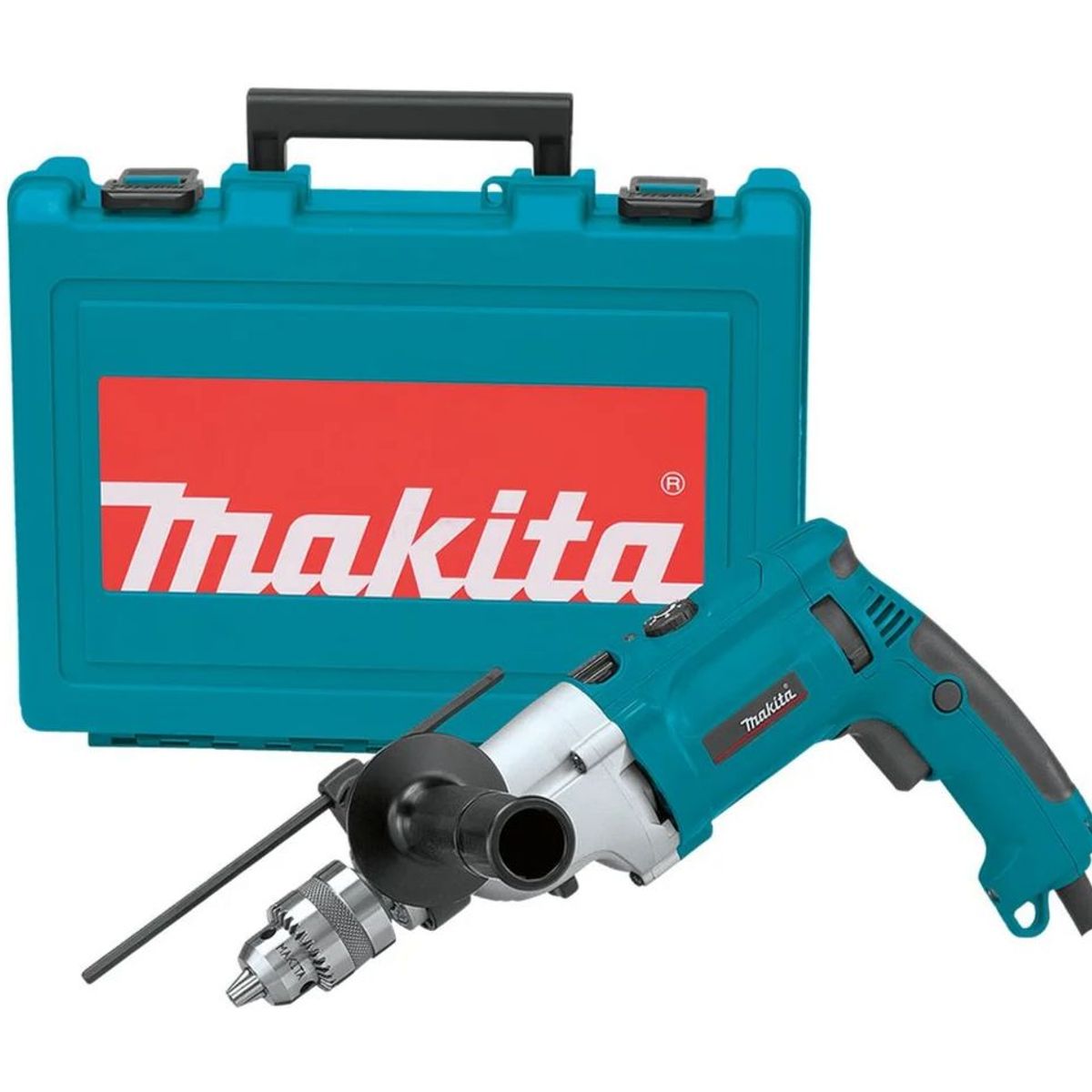 MAKITA - TALADRO PERCUTOR 1/2″ ELÉCTRICO 1010W + 2 VEL. (CON LUZ LED)