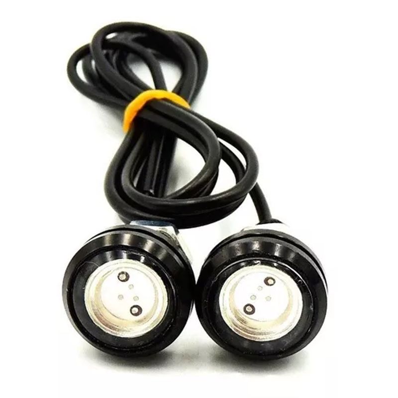 GENERICO - Led Ojos De Águila Rojo Alto Brillo Auto camioneta moto