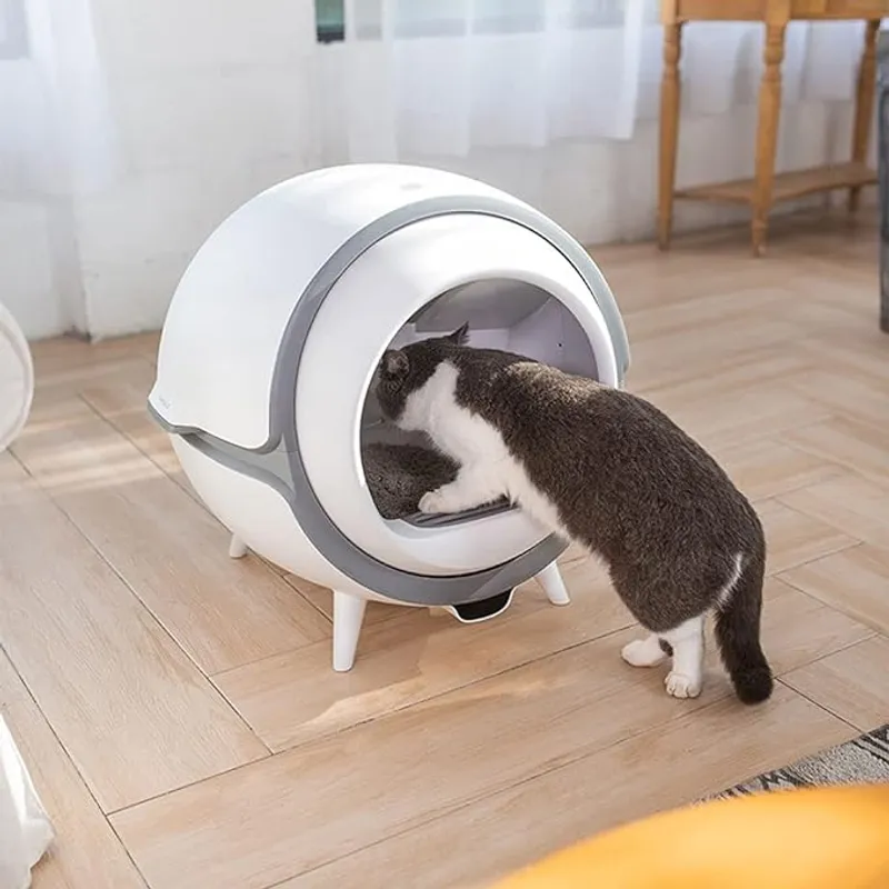 GENERICO - ARENERO INTELIGENTE (SMART LED) PARA GATOS HASTA 10 KILOS