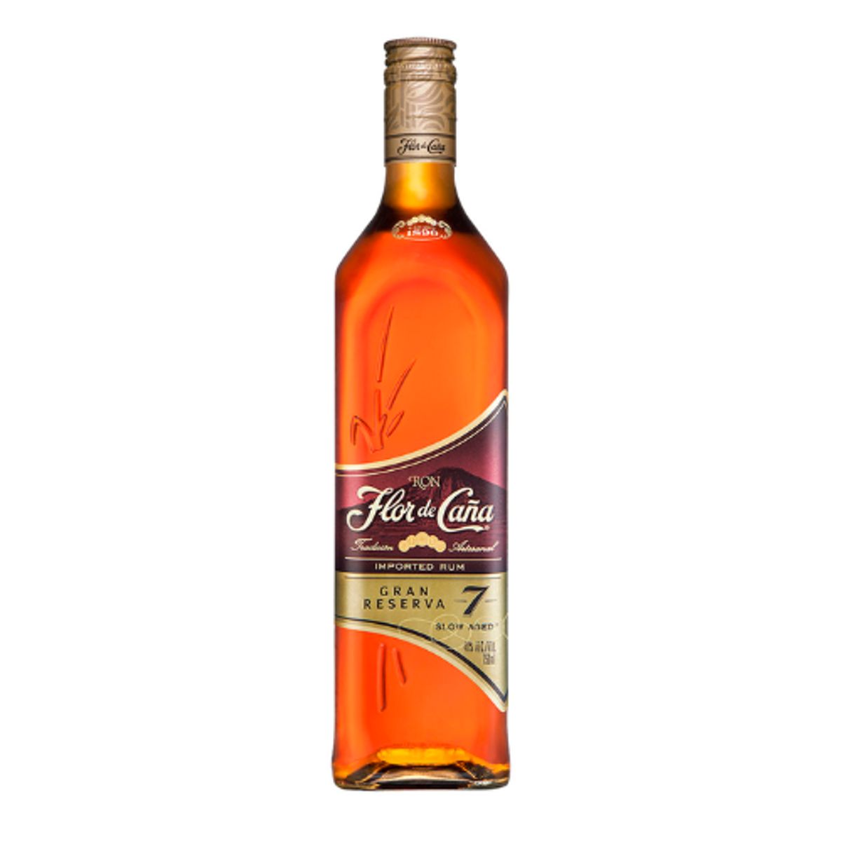 FLOR DE CAÑA - Ron FLOR DE CAÑA 7 años Botella 750ml