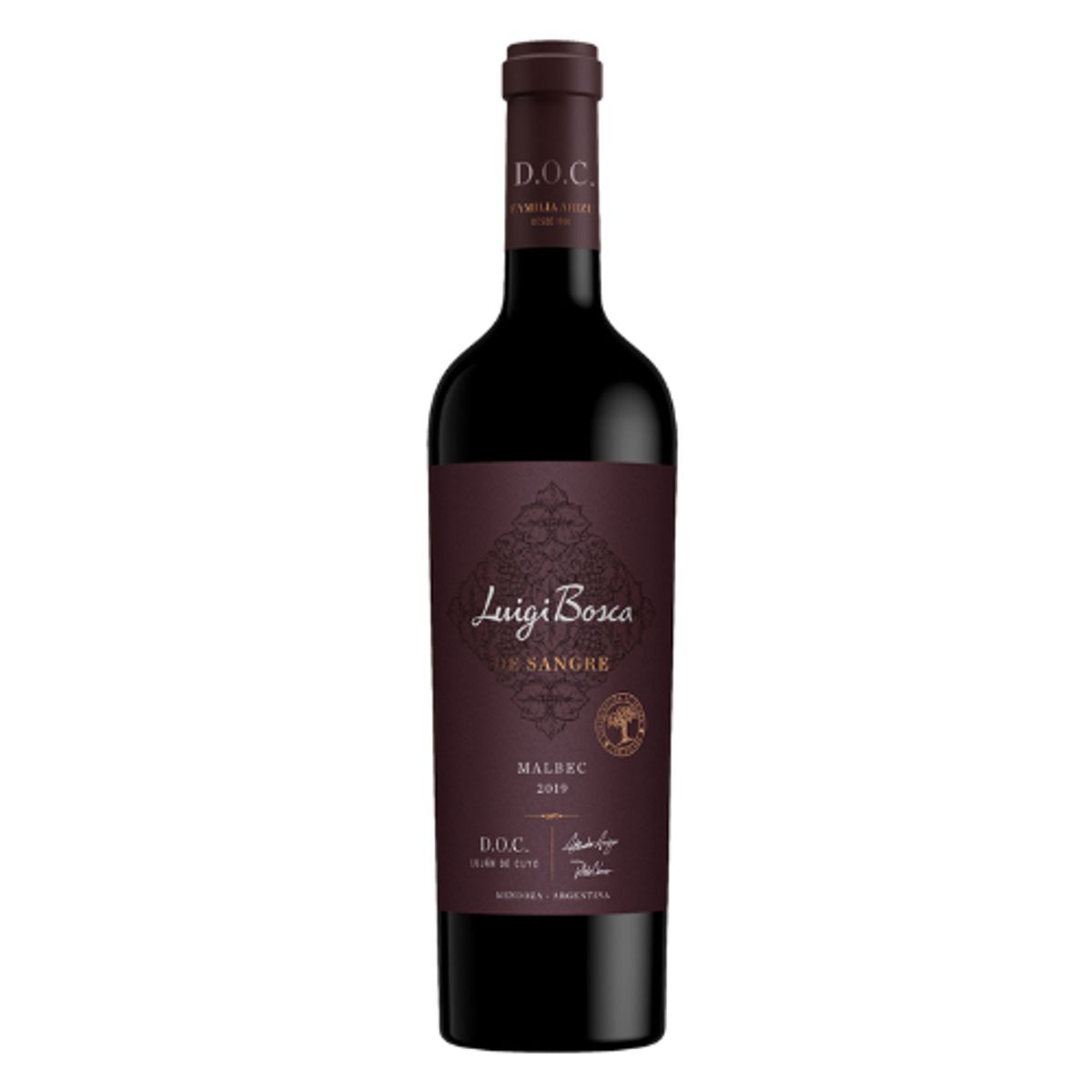 LUIGI BOSCA - Vino LUIGI BOSCA De Sangre Malbec DOC  Botella 750 ml