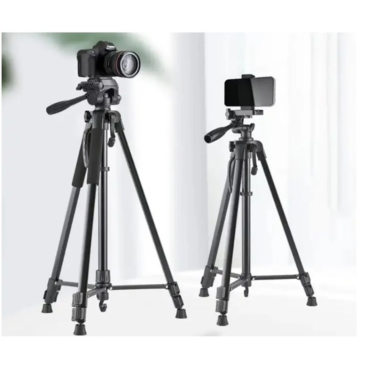 OEM - Trípode Cámara 160cm + Control + Adaptador Celular + Funda