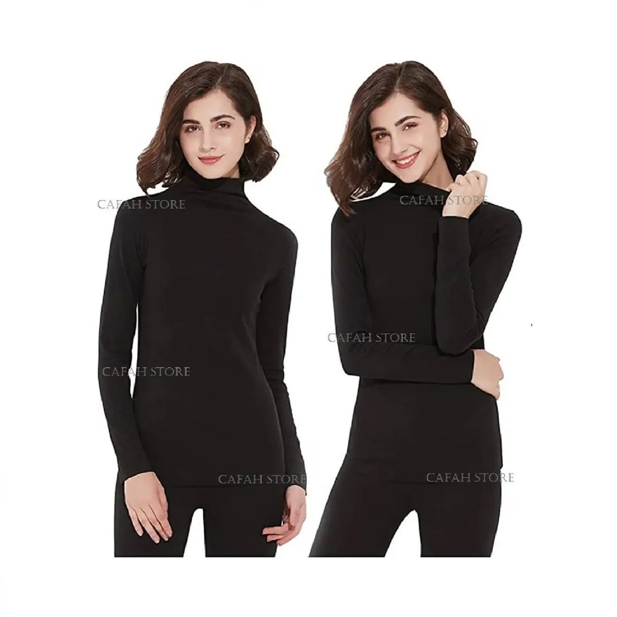 OTTOWARE - CALENTADOR MUJER POLO CUELLO SEMI ALTO LABRADA