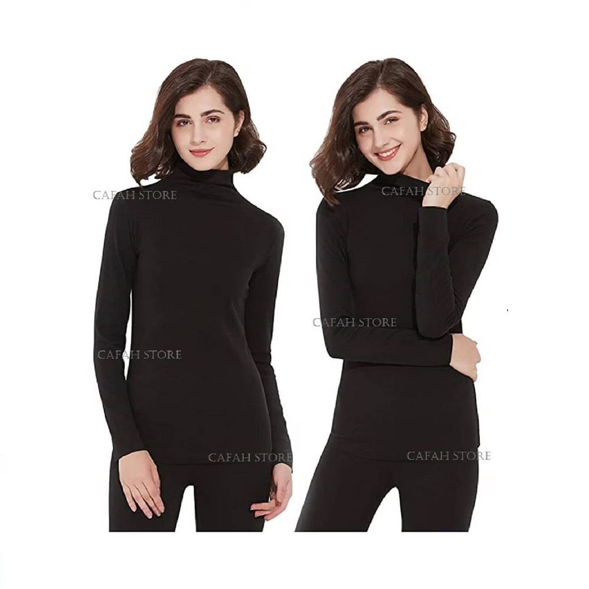 OTTOWARE - CALENTADOR MUJER POLO CUELLO SEMI ALTO LABRADA