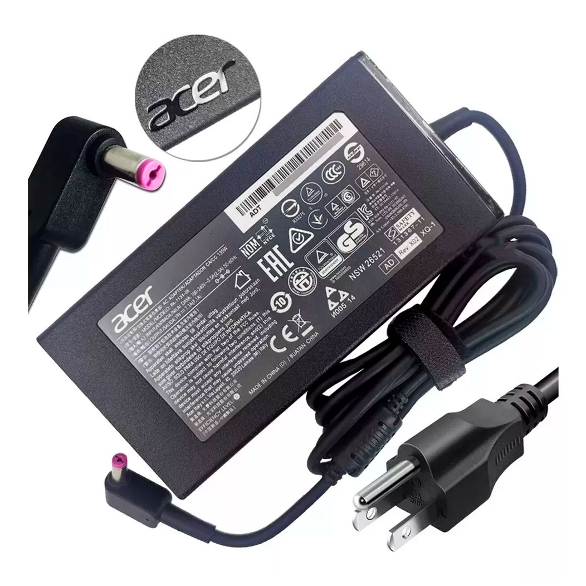 ACER - Cargador Acer 19v 7..1a Aspire Nitro 135w  original