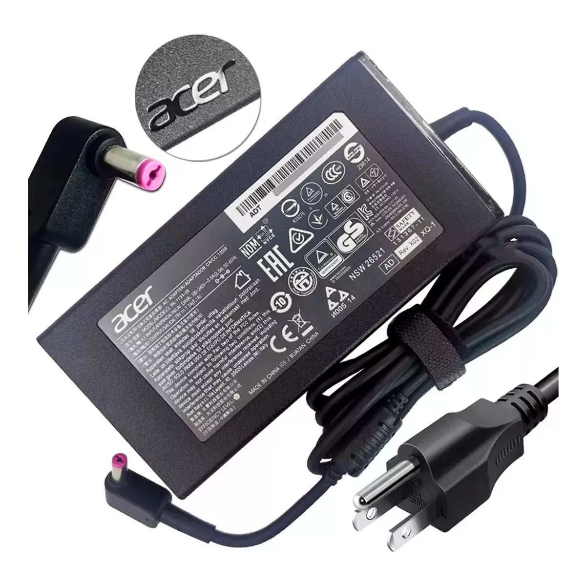 ACER - Cargador Acer 19v 7..1a Aspire Nitro 135w  original