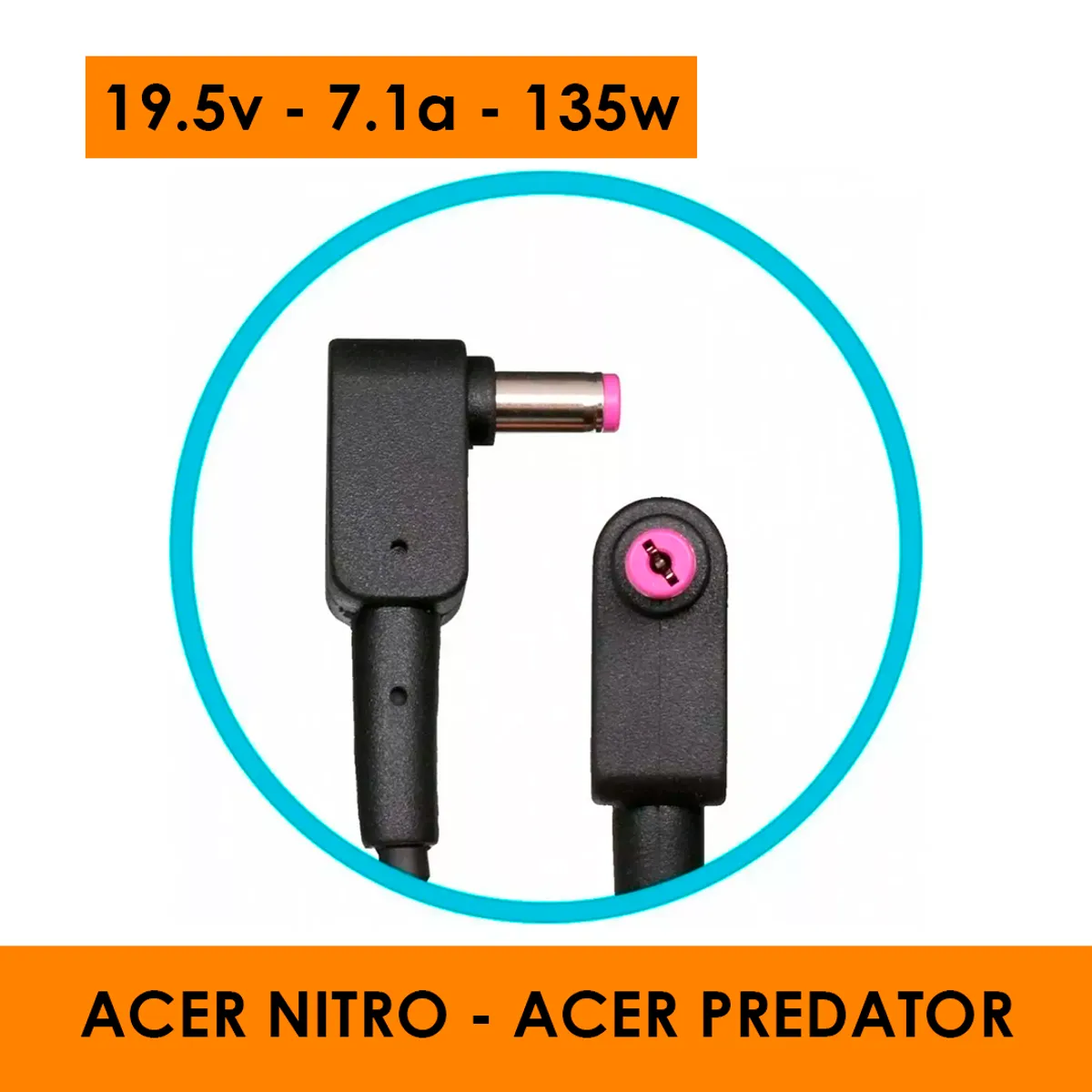 ACER - Cargador Acer 19v 7..1a Aspire Nitro 135w  original