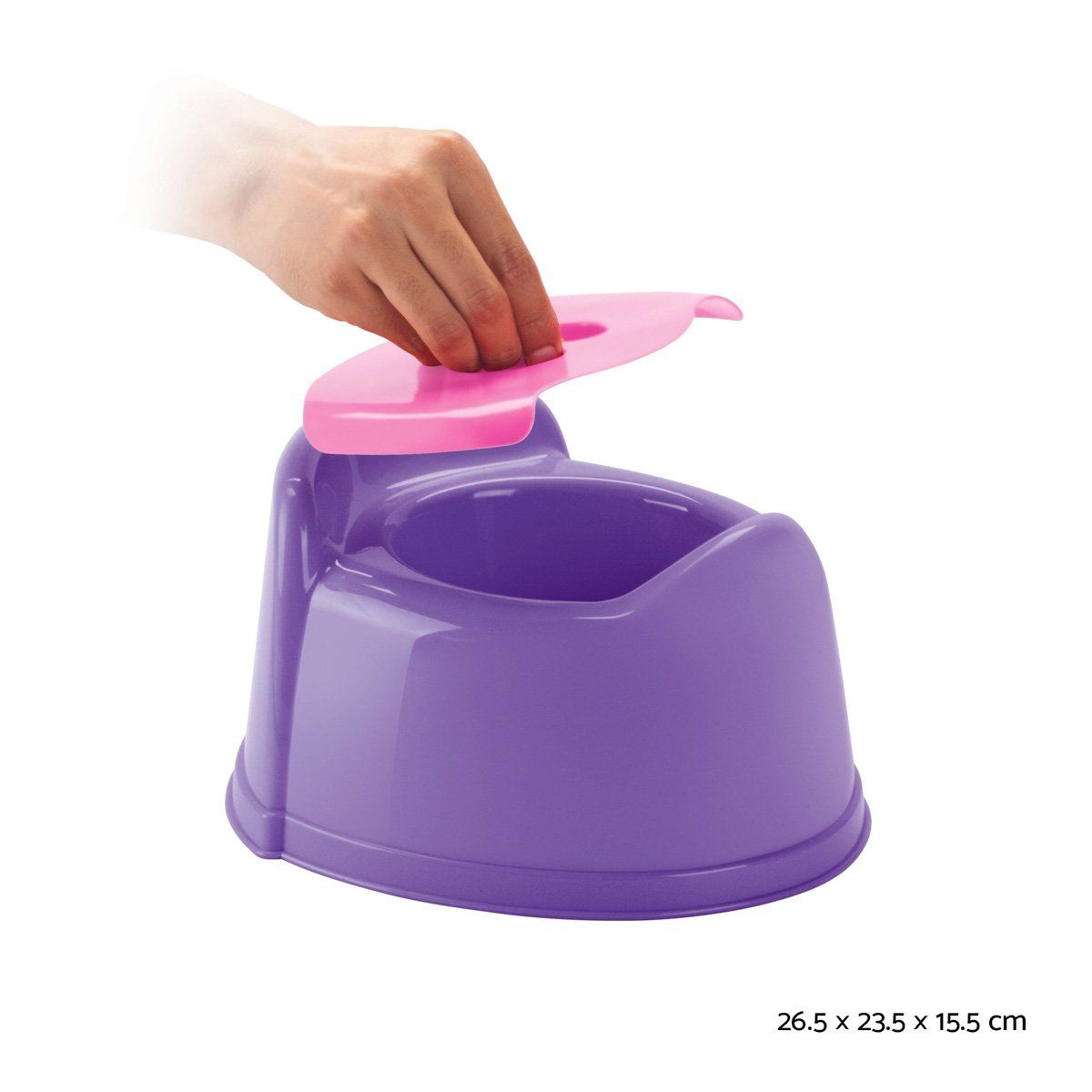 POLINPLAST - Bacin Polinplast con Tapa Morado Seguro para Entrenamiento