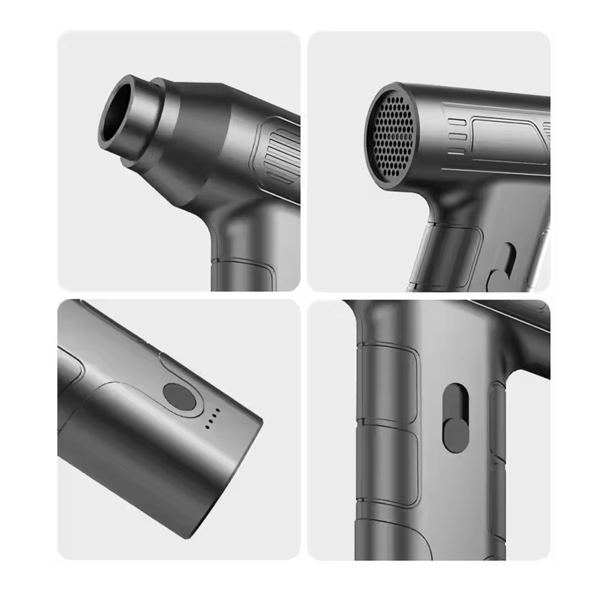 OEM - Pistola de Aire Comprimido, 2 funciones Sopla y Aspira 120000 RPM