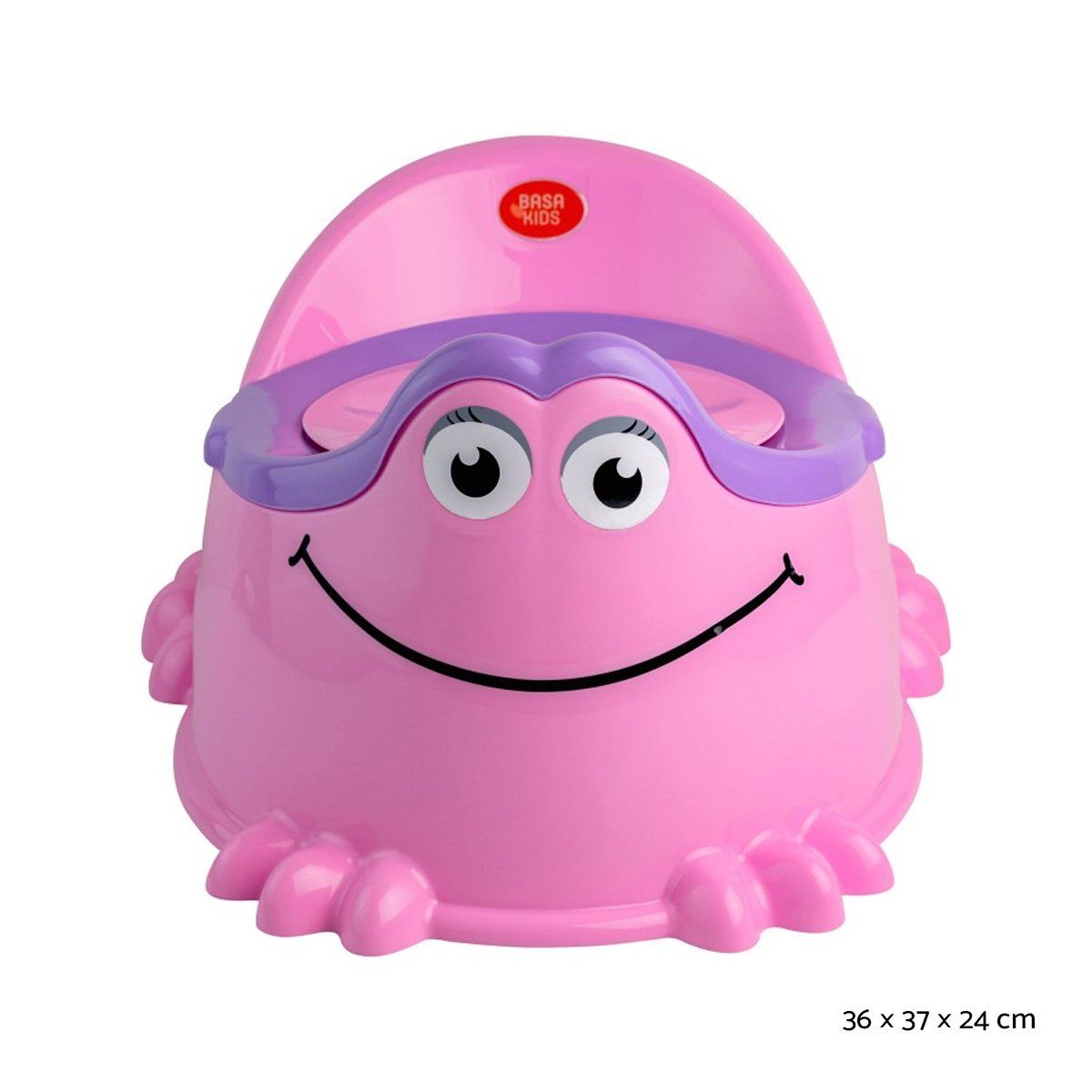 POLINPLAST - Bacin Sapito Rana Rosado Polinplast