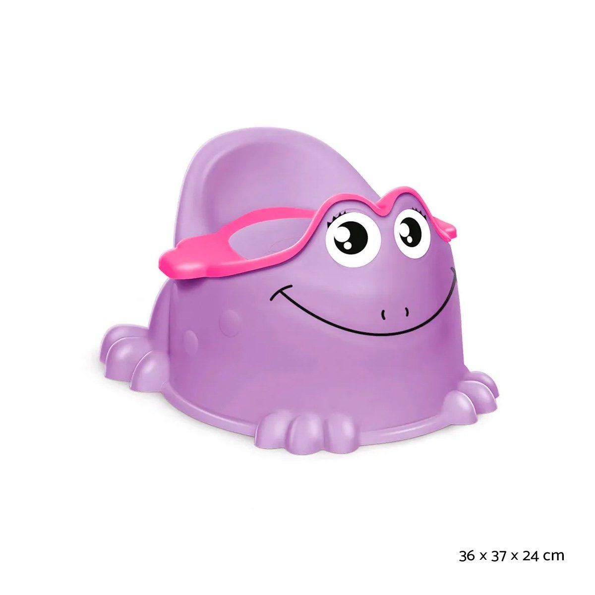 POLINPLAST - Bacin Sapito Rana Morado Polinplast