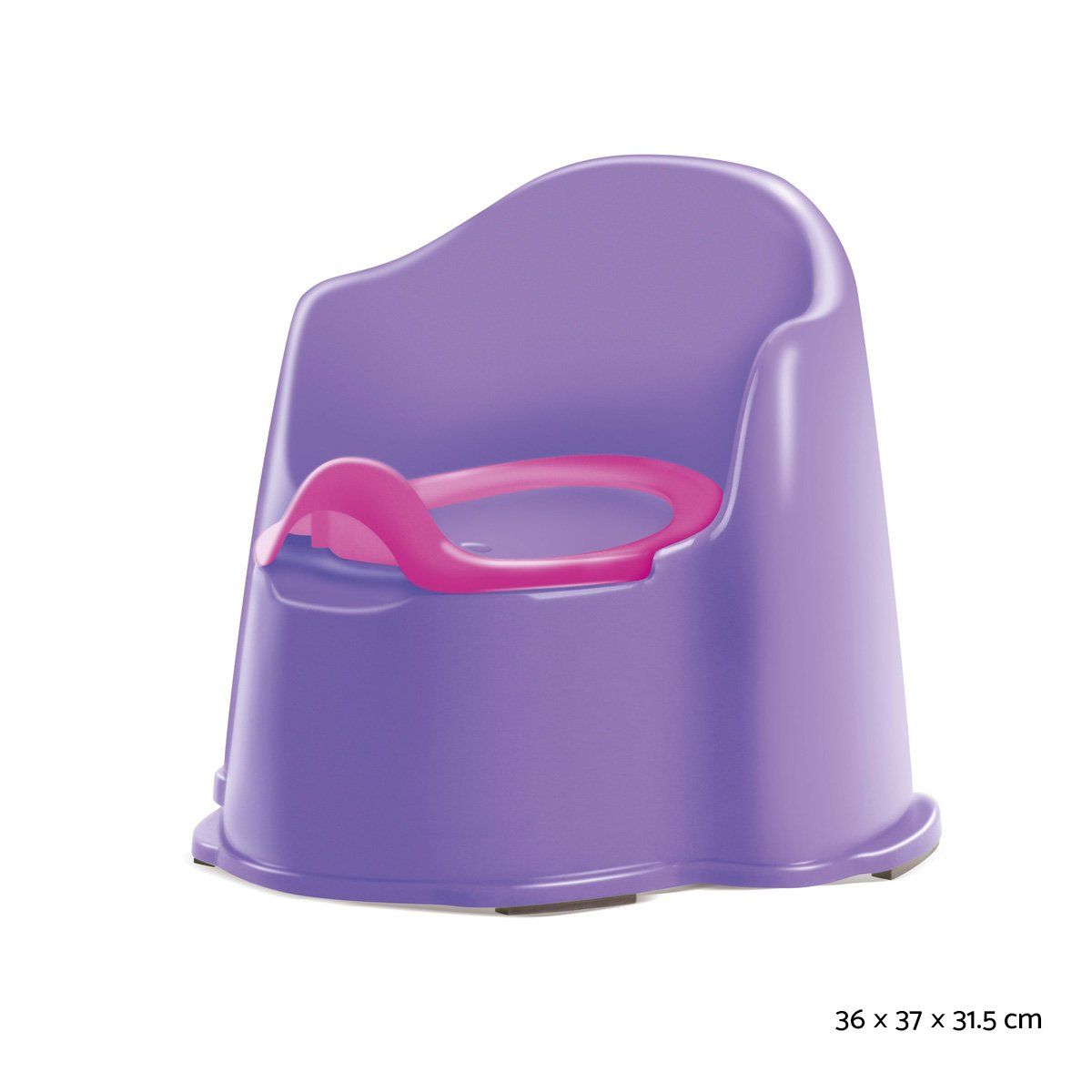 POLINPLAST - Bacin Trono Morado Polinplast